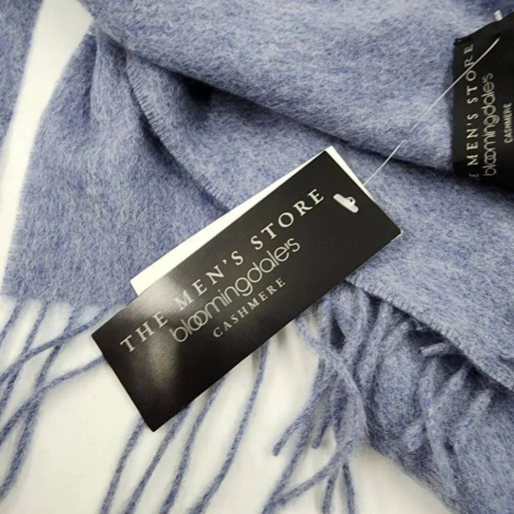 The Men's Store at Bloomingdale's Cashmere Scarf One Size Stone Wash Fringe Trim